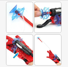 Spiderman Web Dart Shooter | Kids Spider Launcher Toy (With or Without Gloves)