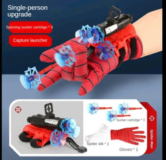 Spiderman Web Dart Shooter | Kids Spider Launcher Toy (With or Without Gloves)