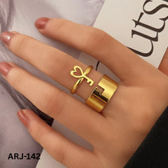 ARJ-142 Lock & Key Statement Ring – Secure Your Style