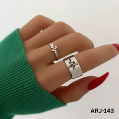 The ARJ-143 Snake Ring – Bold. Trendy. You.