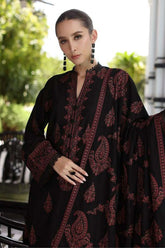 BAREEZE Lawn 90/70 Embroiderd Unstitced 3pc Suite