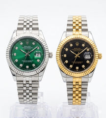 Luxury Rolex Timepieces: The Epitome of Horological Excellence and Iconic Design ( golden with black dial )