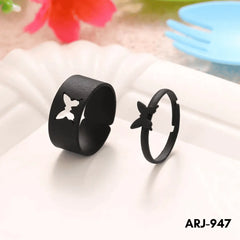 Two Souls, One Journey: The ARJ-947 Butterfly Couple Rings