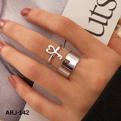 ARJ-142 Lock & Key Statement Ring – Secure Your Style