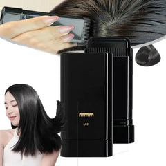 Instant Root Touch-Up Stick for Gray Hair Coverage – Natural Black Hair Color Wand for Men and Women