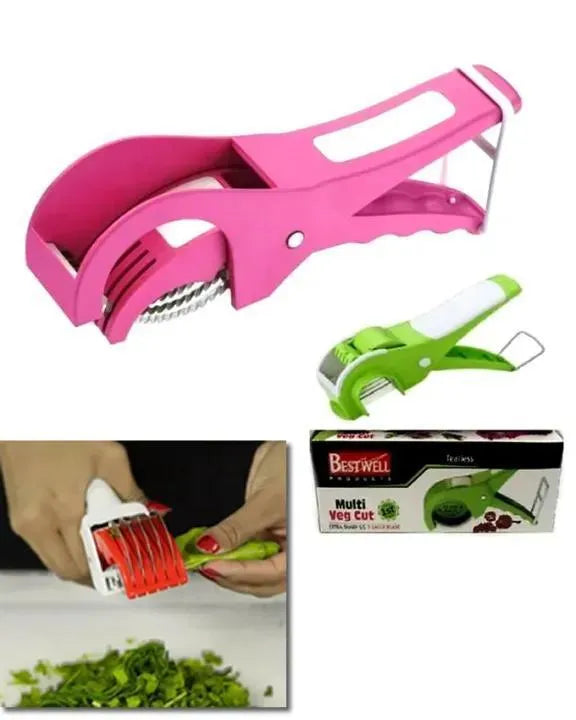 Multi-Vegetable Cutter with 5 Sharp Blades – Efficient Kitchen Slicer